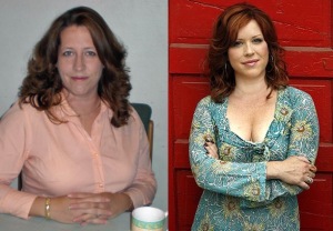 Claire Collins and Molly Ringwald